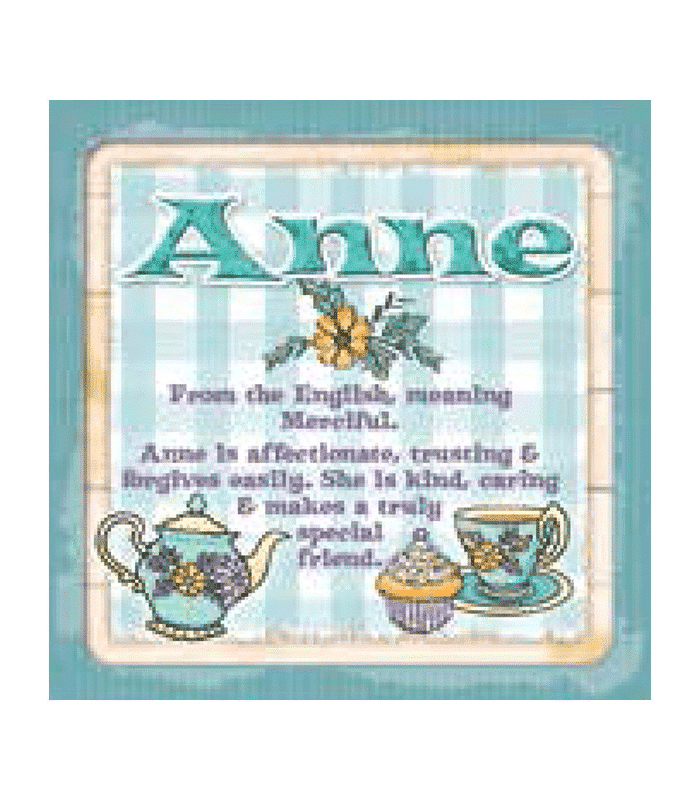 Personalised Cuppa Coasters - Anne