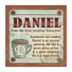 Personalised Cuppa Coasters - Daniel
