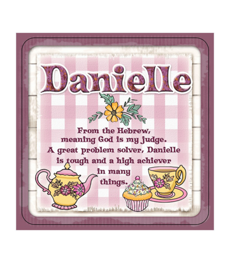 Personalised Cuppa Coasters - Danielle