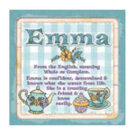 Personalised Cuppa Coasters - Emma