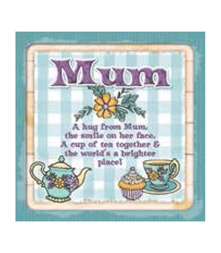 Personalised Cuppa Coasters - Hug from mum