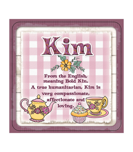 Personalised Cuppa Coasters - Kim
