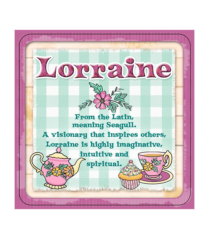 Personalised Cuppa Coasters - Lorraine