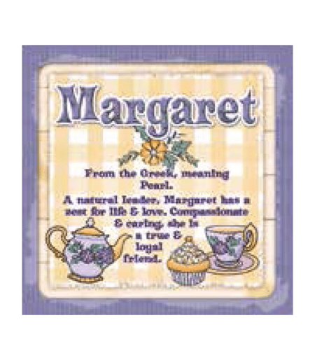 Personalised Cuppa Coasters - Margaret