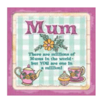 Personalised Cuppa Coasters - One in a million Mum