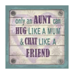 Personalised Cuppa Coasters - Aunt