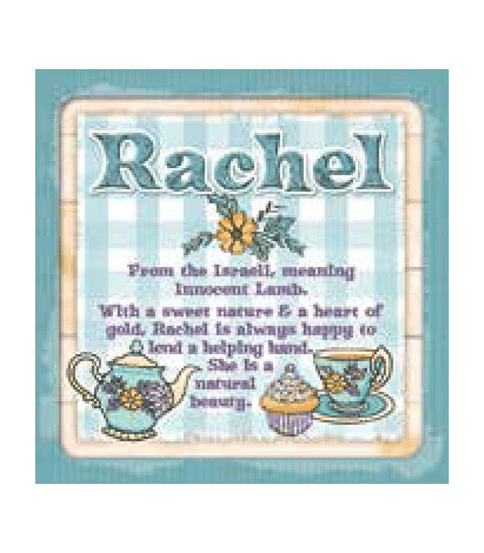 Personalised Cuppa Coasters - Rachel