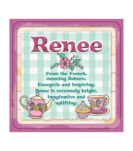 Personalised Cuppa Coasters - Renee
