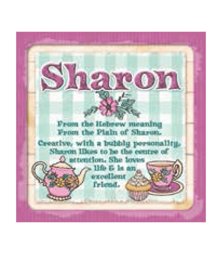 Personalised Cuppa Coasters - Sharon