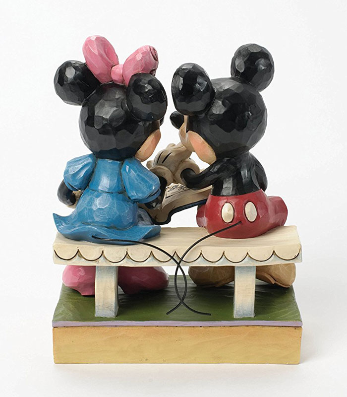 Jim Shore Disney Traditions - Mickey and Minnie 85th Anniversary - Sharing Memories Figurine