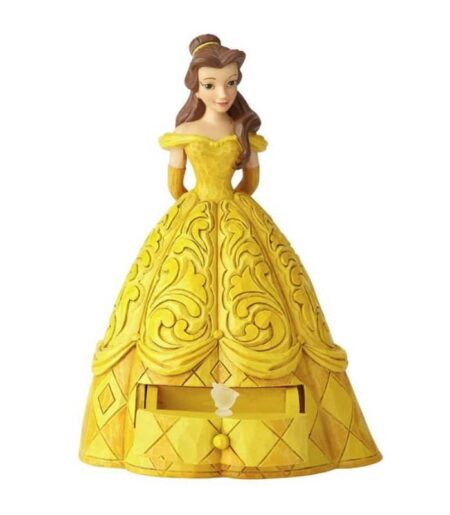 Jim Shore Disney Traditions - Belle with Chip Charm
