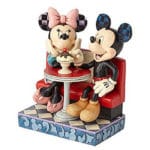 Jim Shore Disney Traditions - Mickey and Minnie Mouse In Soda Shop