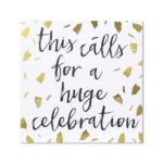 Classic Piano Congratulations Card - "This calls for a huge celebration"