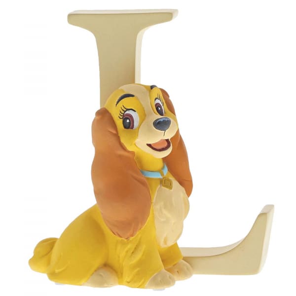 Disney Enchanting Alphabet L - Lady Figurine