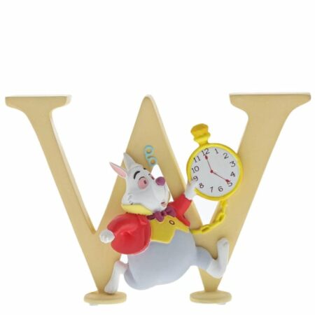 Disney Enchanting Alphabet W – White Rabbit Figurine