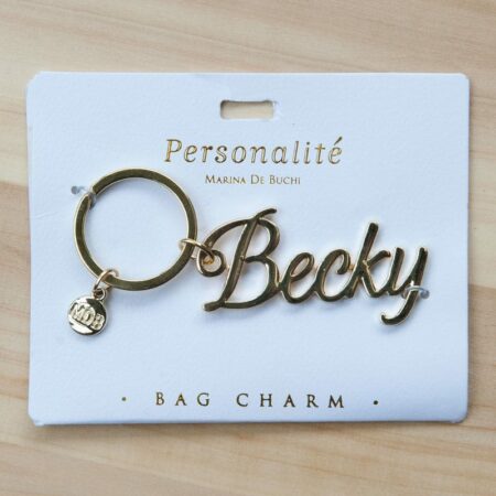 Bag Charm Keyring - Becky