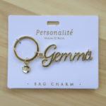 Bag Charm Keyring - Gemma
