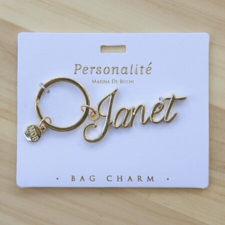 Bag Charm Keyring - Janet