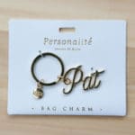 Bag Charm Keyring - Pat