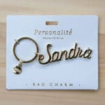 Bag Charm Keyring - Sandra