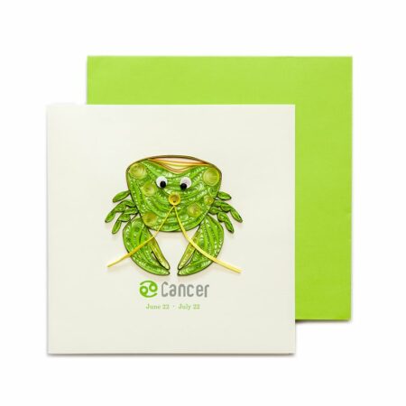Quilling Handcrafted Card - Cancer