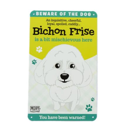 Wags & Whiskers Plaques - Bichon Frise