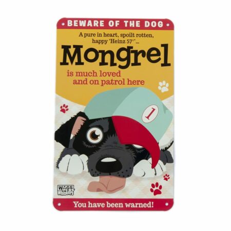 Wags & Whiskers Plaques - Mongrel
