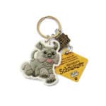Wags & Whiskers Keyring - Miniature Schnauzer
