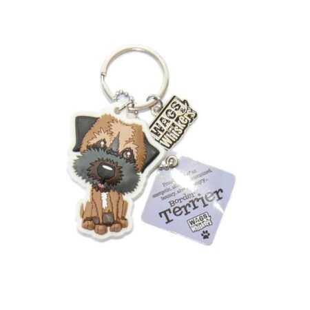 Wags & Whiskers Keyring - Border Terrier
