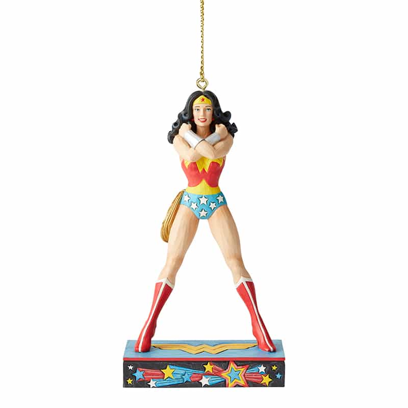 Jim Shore DC Comics - Wonder Woman Hanging Ornament