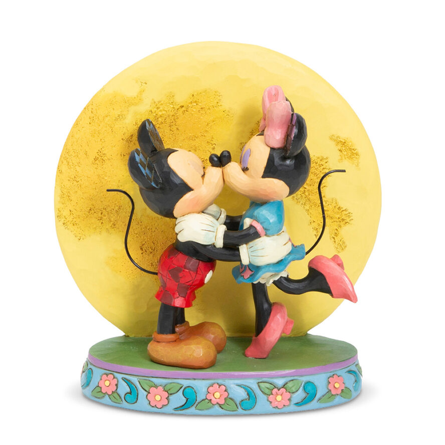 Disney Traditions 16cm/6.3" Mickey & Minnie Moonlight