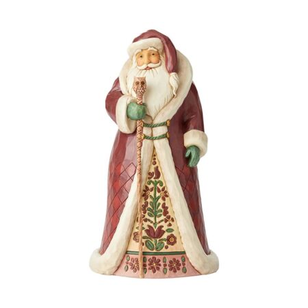 Heartwood Creek - Santa With Cane Figurine