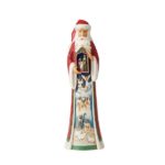 Heartwood Creek - Tall Santa Holding Stable Figurine