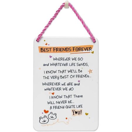 Inspired Words Plaque - Best Friends Forever