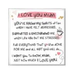 Inspired Words Magnet - I Love You Mum