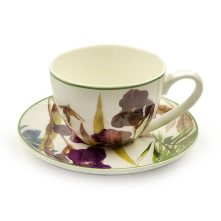 Heritage India Imports - Botanica Tea Cup & Saucer