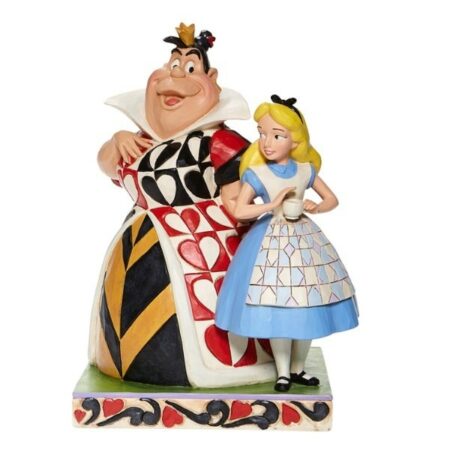 Disney Traditions 21cm/8.25" Alice & Queen of Hearts