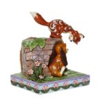 Disney Traditions 14.6cm/5.75″ Fox and Hound on Log