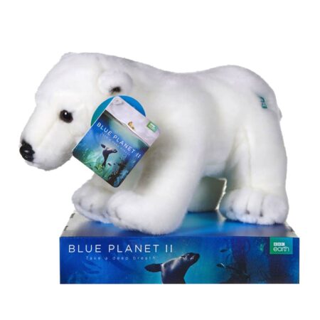 BBC Blue Planet Polar Bear Soft Toy 25cm
