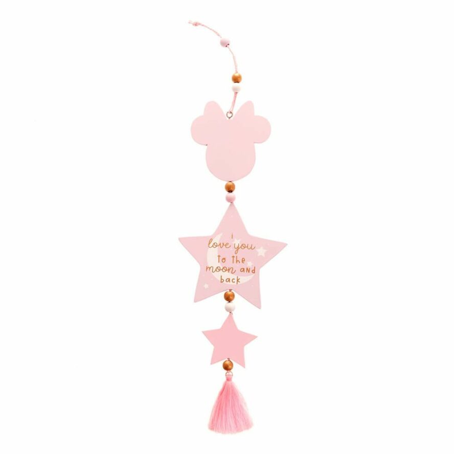 HANGING ORNAMENT MINNIE MOUSE LOVE YOU TO THE MOON