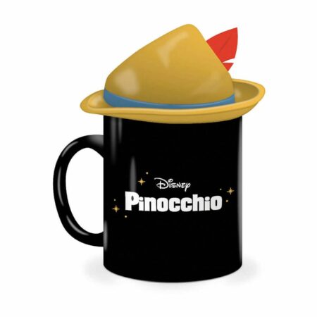Disney Shaped Mug with Lid: Pinocchio