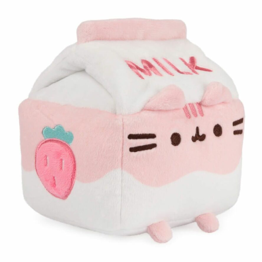 Pusheen Sips: Strawberry Milk