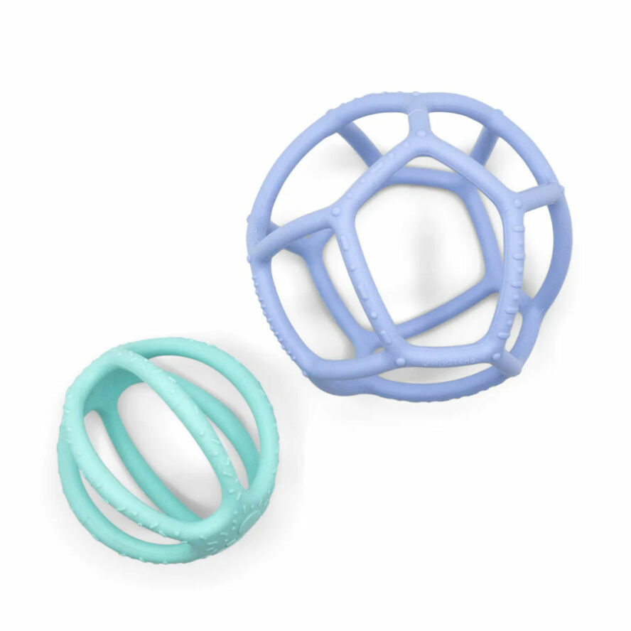 2 Pack Sensory Ball & Fidget Ball Soft Blue and Soft Mint