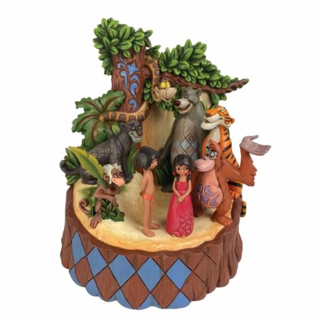 Disney Traditions 20cm/8" Jungle Book, Carved by Heart (55th Anniversary)