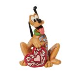 Disney Traditions 9cm/3.5″ Mini Pluto Love