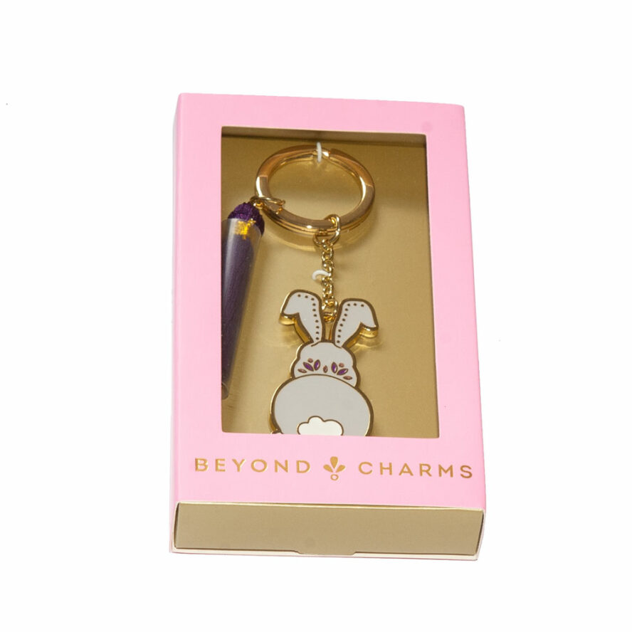 Beyond Charms Keychain Bunny