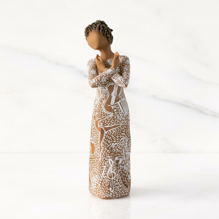 Willow Tree Music Speaks darker skin figurine