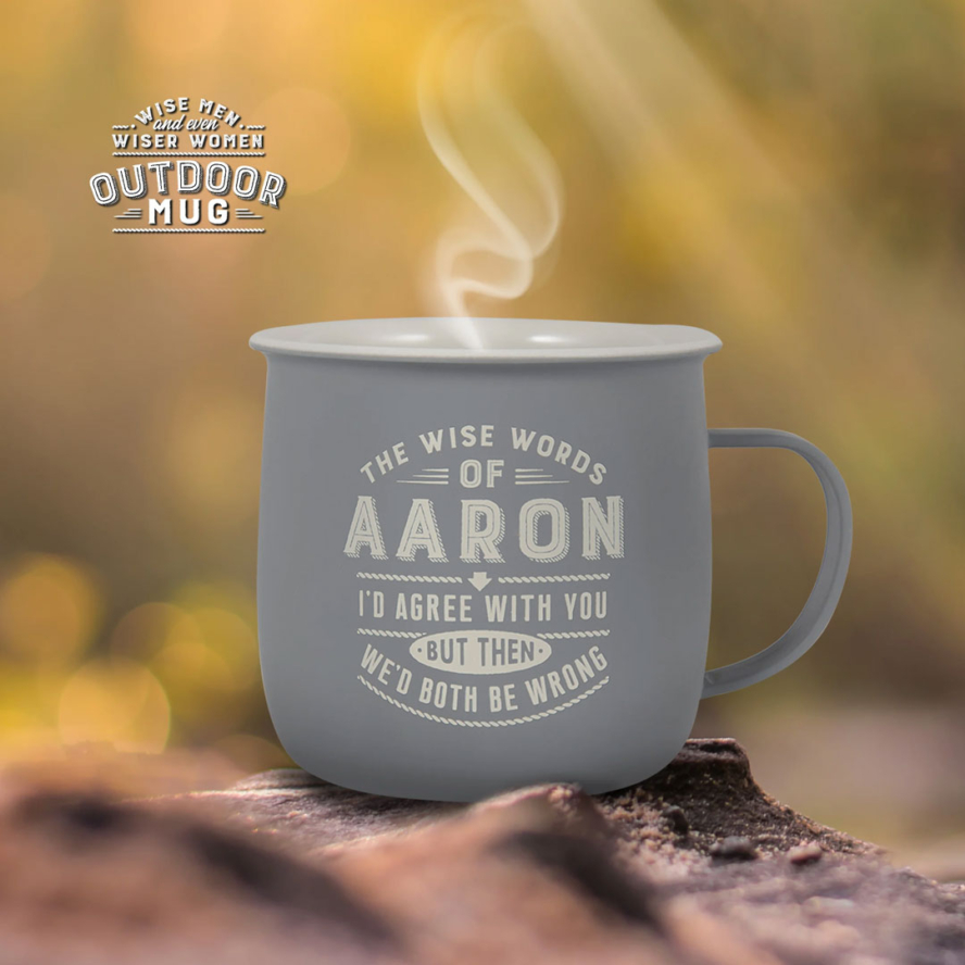 Wise Men and even Wiser Women Outdoor Mug Aaron