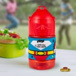 Super Bottle Blank Male Superhero Red 1