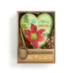 Art Hearts Poinsettia Merry Christmas